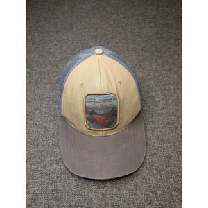 Vintage Fishpond Fly Fishing Trucker Mesh Hat Rainbow Trout Patch Snapback Cap